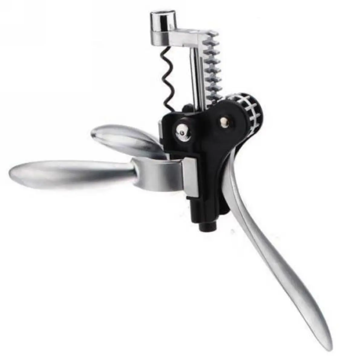 JX-LCLYL Rabbit Style Wine Opener Tool Cork Bottle Tire Corkscrew + Foil Cutter w/ Box