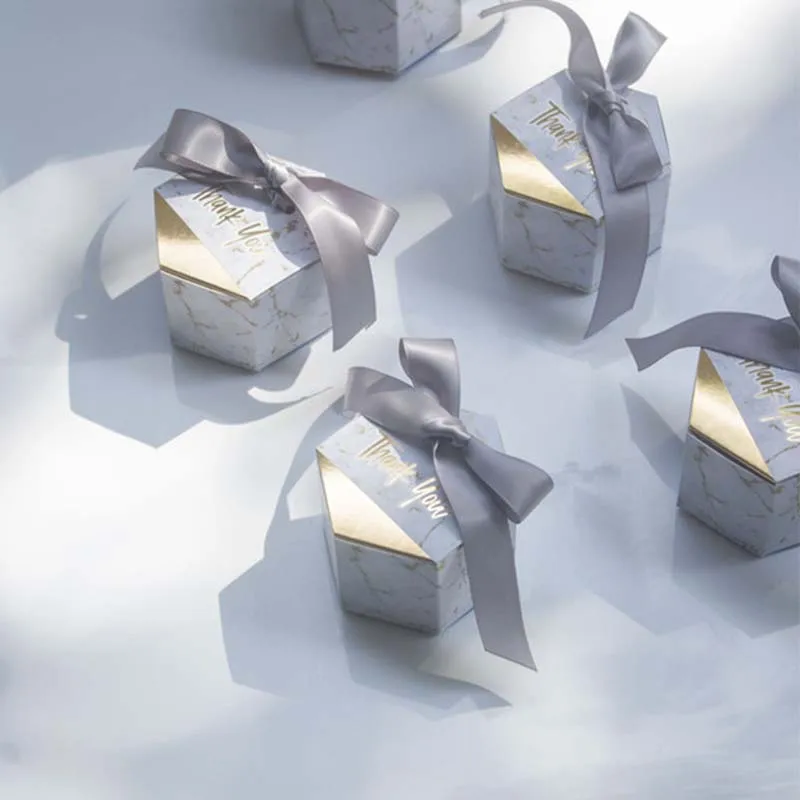 50 шт./лот творческий мраморный стиль коробки конфет Свадебные вечерние сувениры вечеринок Baby Shower Спасибо подарочная коробка