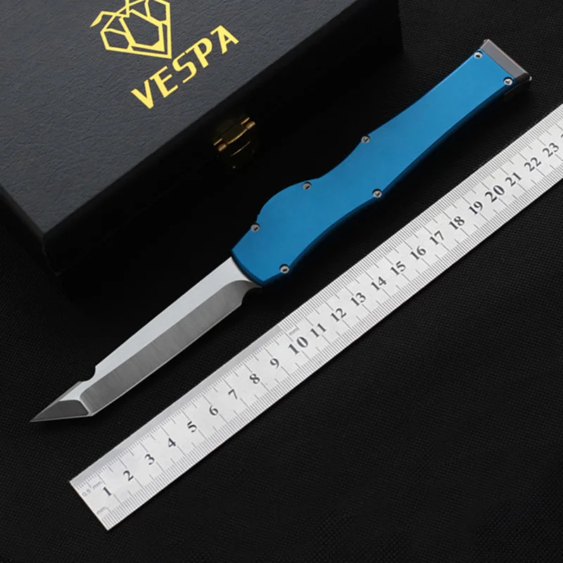 Высокое качество, нож VESPA VI m390, лезвие из алюминия+ ручка TC4, охотничьи ножи, Походный нож для выживания, тактические инструменты для повседневного использования