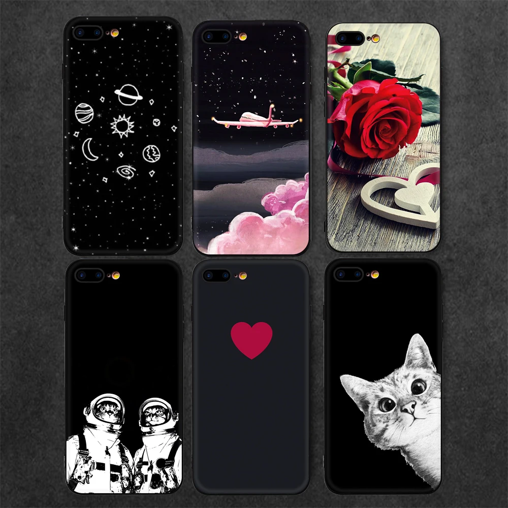 KK розовый чехол для телефона с рисунком iPhone 7X8 Plus матовый из ТПУ X XR XS Max 6 7 6S кошки