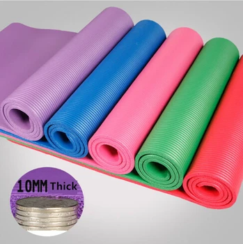 

Extra Long Exercise & Fitness Non-Slip 5 Colors Yoga Mat Gym Meditation Pad