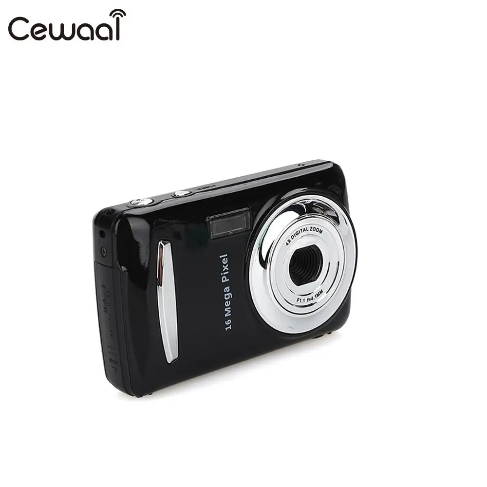 Цифровая камера видеонаблюдения Cewaal черная Ultra Photo 1 6 МП 1080P HD DVR 16 Мп DV|Компактные