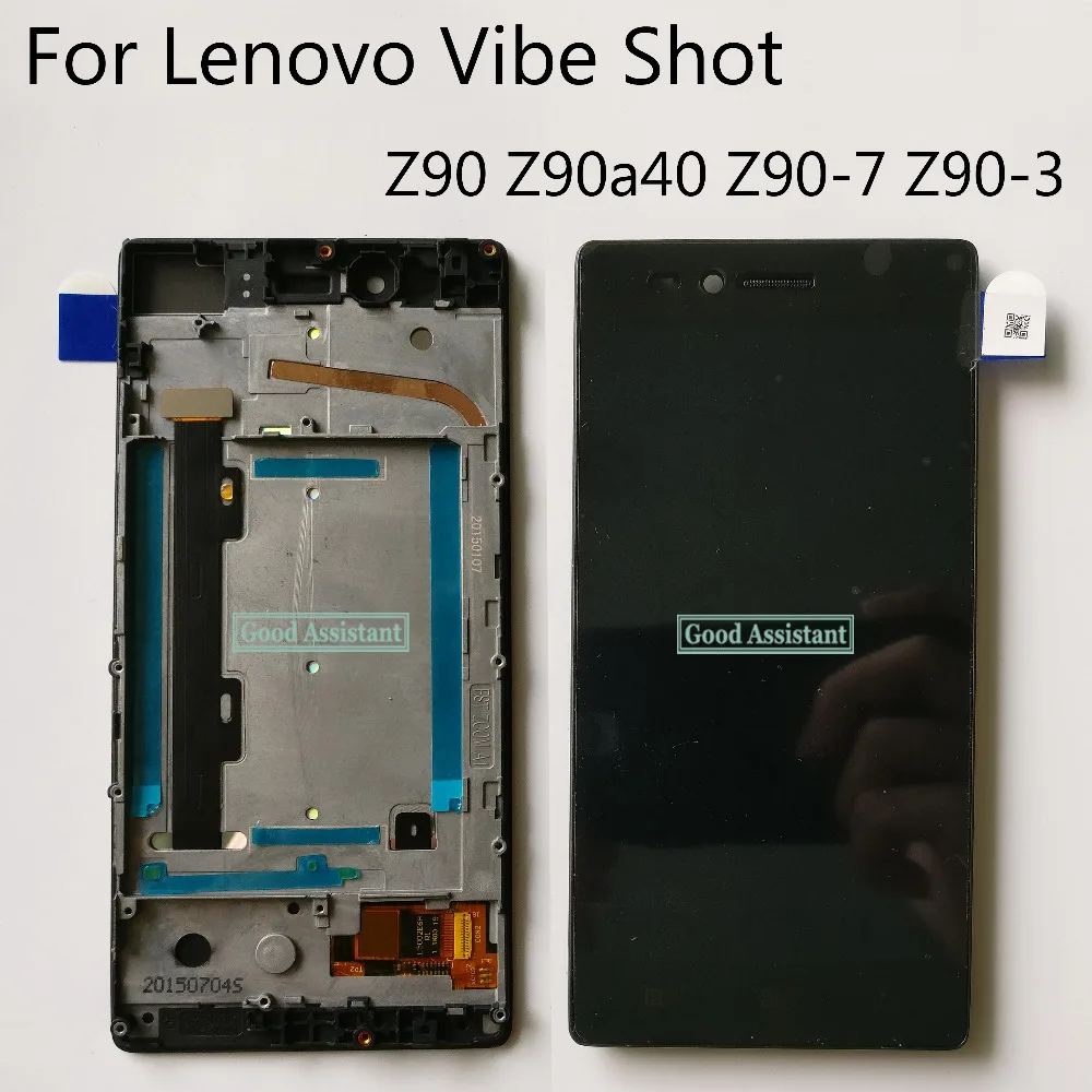 Оригинальный 5 0 дюймовый черный для Lenovo Vibe Shot Z90 Z90a40 Z90-7 Z90-3 ЖК-дисплей + сенсорный