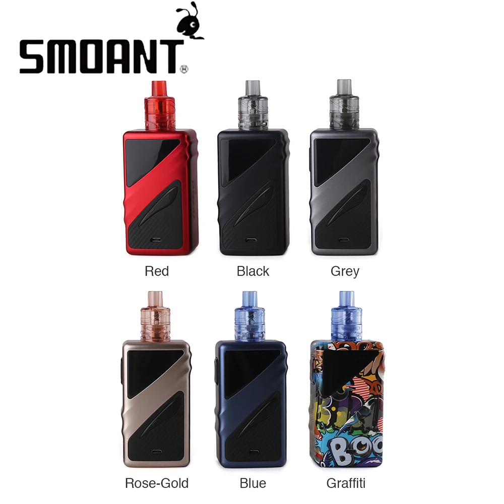 Оригинальный набор Smoant Taggerz 200 Вт TC с емкостью для таггера 2 мл OLED-экран 0 96 дюйма
