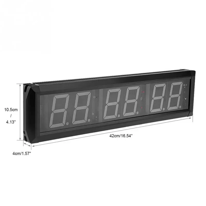 2,3 ''светодиодный цифровой таймер многофункциональные программируемые часы интервальный таймер большой секундомер Домашний Тренажерный Зал Фитнес часы