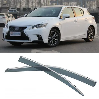 

Jinke 4pcs Blade Side Windows Deflectors Door Sun Visor Shield For Lexus CT200 2012-2013