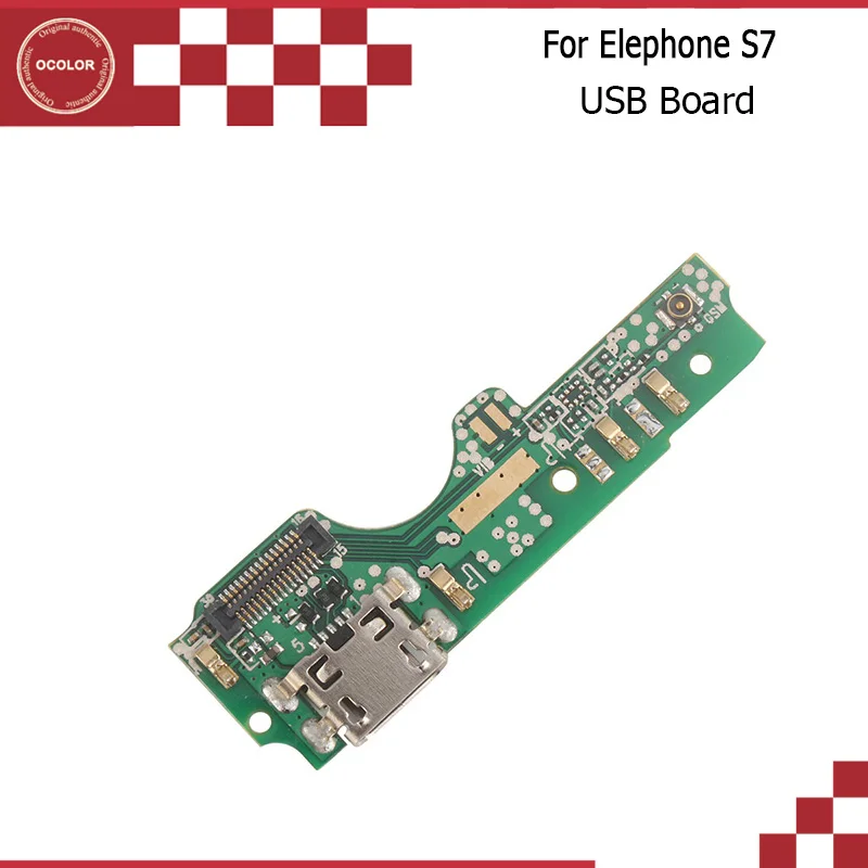 

ocolor For Elephone S7 USB Board New For Elephone S7 Android 6.0 MTK Hello X20 Dece Octa USB plug Charge Board 5.5''
