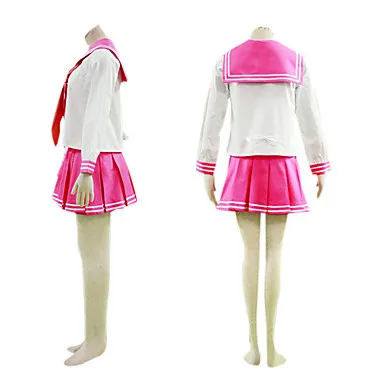 

Cosplay Costume Inspired by Lucky Star Japanese School Uniform Red VER.