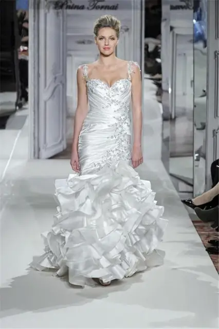 ssj 2015 pnina tornai kleinfeld wedding dresses sweetheart sweep