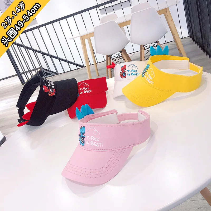 

8 years old Han edition dinosaur empty hat in the summer children's hat private travel topi cartoon cap hats kids hats XA 280