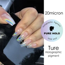 0,2 грамм 20 микрон голографический пигмент пыль Единорог порошок Радужный пигмент порошок настоящий голографический волшебный порошок tessie магазин