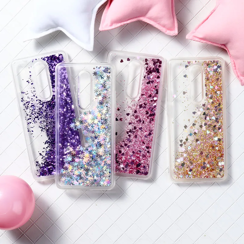 

Liquid Silicone Case for OnePlus 7 One Plus 7 Case Quicksand Phone Case for OnePlus 7 One Plus 7 Soft Cover Fundas Housing Bag