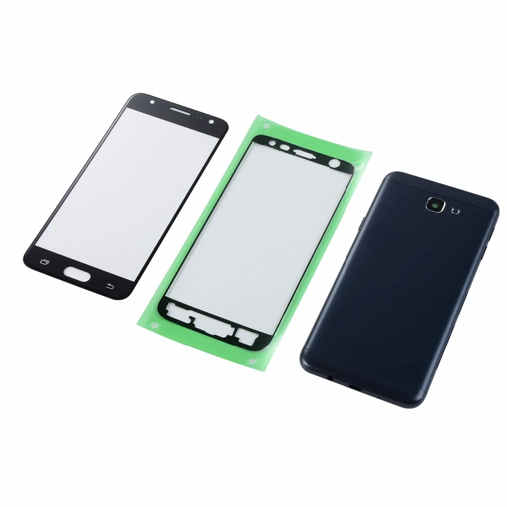 

For Samsung Galaxy J5 Prime G570F G570 On5 2016 Metal Housing Back Battery Cover+Touch Screen Sensor Digitizer Glass+Adhesive
