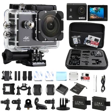 Wimius экшн-камеры 4 К 1080 P Wifi Спорт HD Камара 2.0 “мини видео широкий англ шлем CAM Видеорегистраторы для автомобилей для Открытый Go Водонепроницаемый Pro