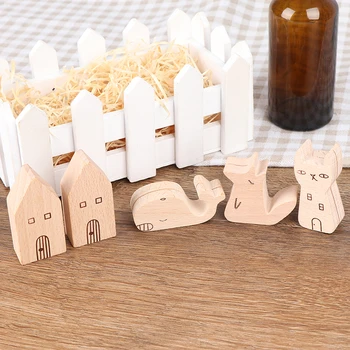 

Cute Animal Wooden Information Memo Photo Clip Cartoon Card Holder Product Display Board Base Notes Message Memo Clip