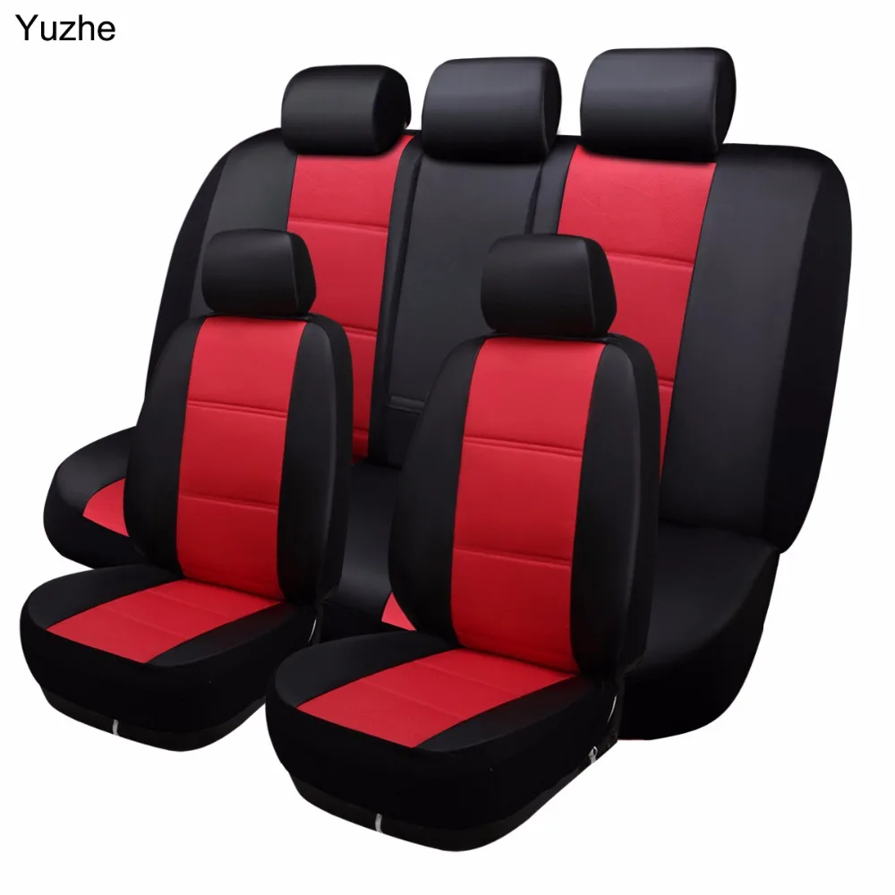 Универсальный кожаный чехол для автомобильного сиденья Yuzhe Ford Fusion Focus Fiesta Edge Explorer