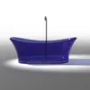 1750x750x680mm New Design Resin Acrylic Bathtub Colored Freestanding Artificial Stone Rectangular Bathroom Tub RS6520-1A 4
