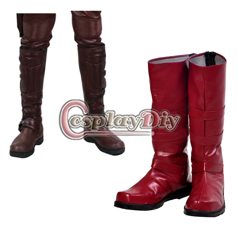 Daredevil Botas de Los Hombres de Halloween Red Boots Por Encargo|boots boots|boots - AliExpress