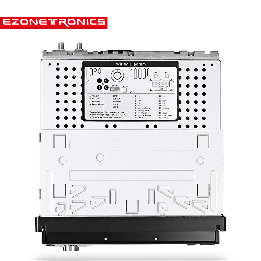 Best Car Android 6.0 Radio Stereo Universal 7" Capacitive Touch Screen 1Din 1024*600  For GPS Navigation BT Radio Stereo Audio Player 4