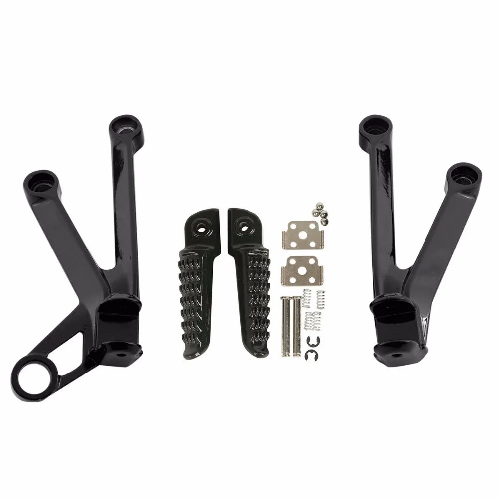 

Motorcycle Rear Foot Pegs Footrest Brackets Rest For Kawasaki ZX10R ZX-10R 2004-2005