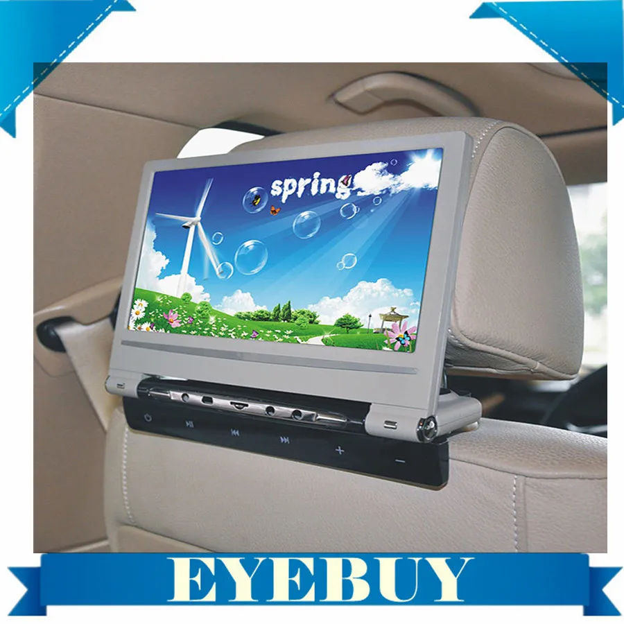 9 inch Touch key Car Auto DVD Player Headrest Monitors 800x480 32bit Game car dvd video