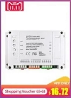 ITEAD SONOFF двойной 2CH 2 Gang 10A 220V 16A 3500W WiFi Беспроводной умный переключатель дистанционного Управление светильник дистанционного Управление DIY таймер модуль Alexa умный дом