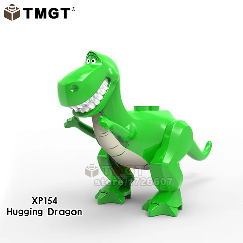 

Single Sale Cartoon Hugging Dragon Buzz Lightyear Toy Story E.T Stitch Building Blocks Toys for Children