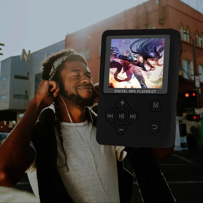 

1.8 Inch Color Screen Ultrathin MP4 Player Support 32G TF Card Portable HiFi Music Player GDeals