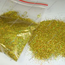 50 г-0,4 мм 015 Блестки для ногтей зеленый-золотой цвет блеск для ногтей пыль порошок для ногтей искусство украшения и блестки для ногтей