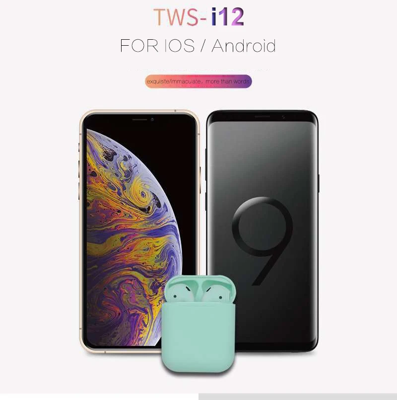 2019 New Touch control i12 TWS Mini 11 Air pods Wireless Bluetooth 5.0 earphones headset pk i10 i11 tws for Smart Phone xiaomi  (9)