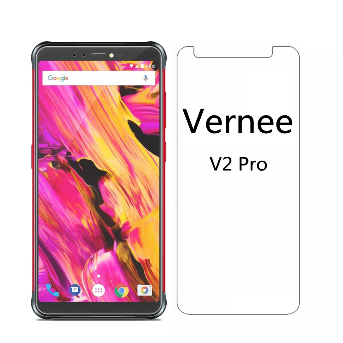 

2PCS Screen Protector For Vernee V2 pro 5,99 "Smartphone Tempered Glass Front LCD Film Protective Screen Cover For Vernee V2 pro