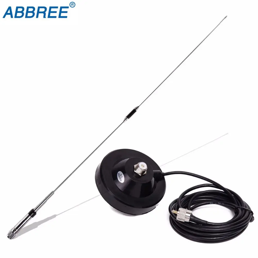 

Nagoya NL-770R Dual Band Antenna + Magnetic Mount 5M Coaxial Cable for Yaesu QYT Baofeng TYT Baojie Mobile Radio Walkie Talkie