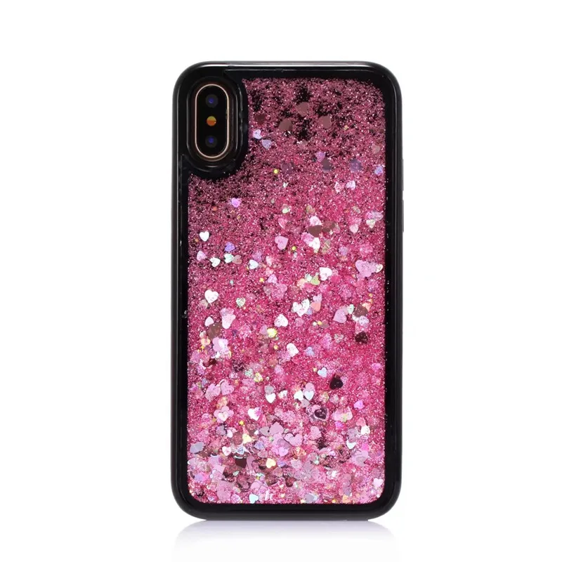 

For Samsung Galaxy S7 edg S8 S9 Plus Liquid Bling Quicksand Soft back Cover for A3 A5 A7 J3 J5 J7 2017 EU Glitter TPU Case