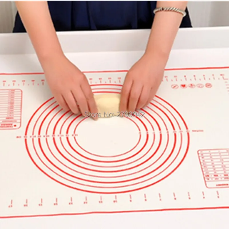

Silicone Baking Mat Pizza Dough Maker Pastry Kitchen Gadgets Cooking Tools Utensils Bakeware Accessories Supplies Stuff Products