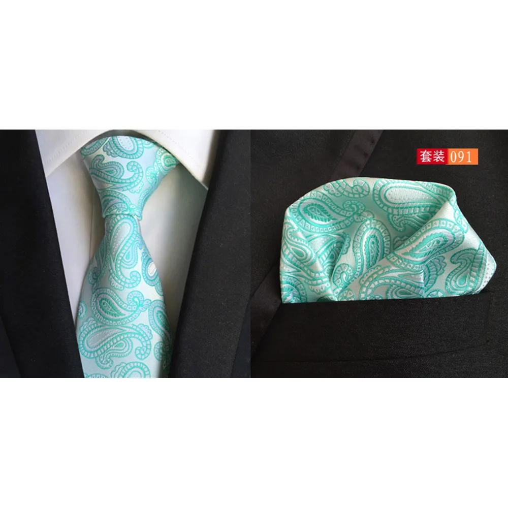 Мужской Галстук Пейсли узор в горошек платок галстук карман квадратный набор HZTIE0311
