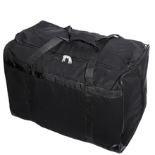 Новинка, модная водонепроницаемая сумка для путешествий, Большая вместительная сумка, Женская Складная Сумка, мужская сумка для багажа, сумки для путешествий, одноцветные черные TRA018