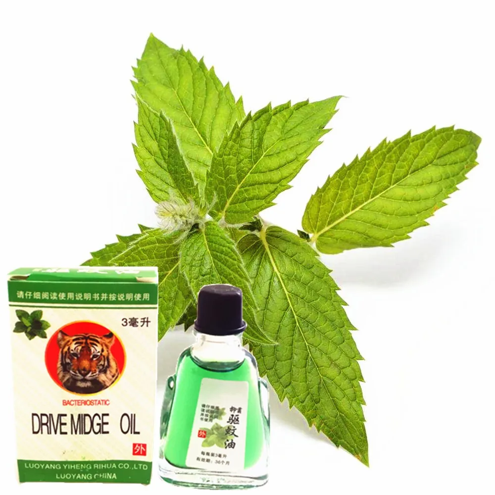 

MIYUELENI Mint Diarrhea Clear Away Heat Anorexia Essential Oils Summer Must-Haves Pure Plant Essence Oil 3ML