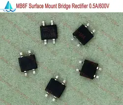 20 шт./лот MB6F СОП-4 4Pin SMD миниатюрные Стекло Запассивированный однофазный мостовой выпрямитель 0.5A 600 В