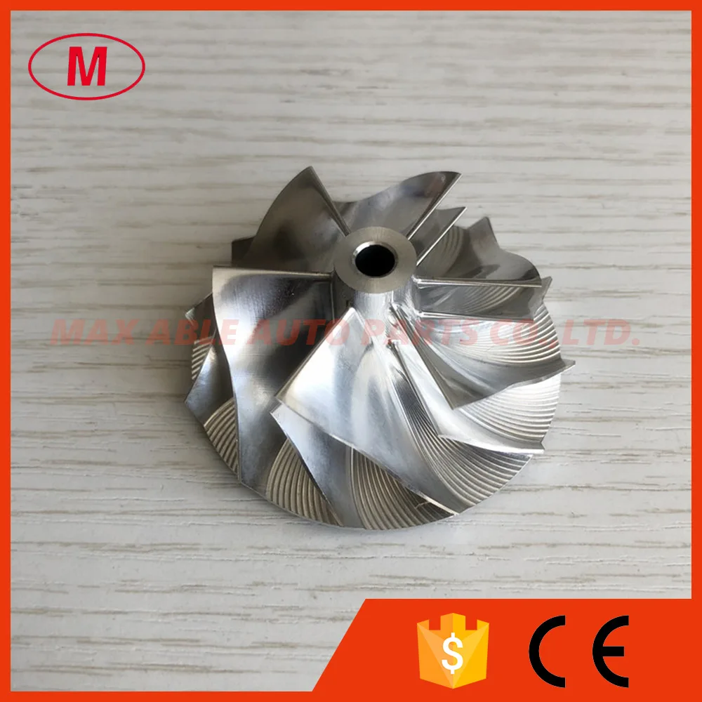 TD04HL 16T 49189 00016 43 43/56 02 мм 6 + лопасти турбо заготовка/Фрезерное компрессорное колесо