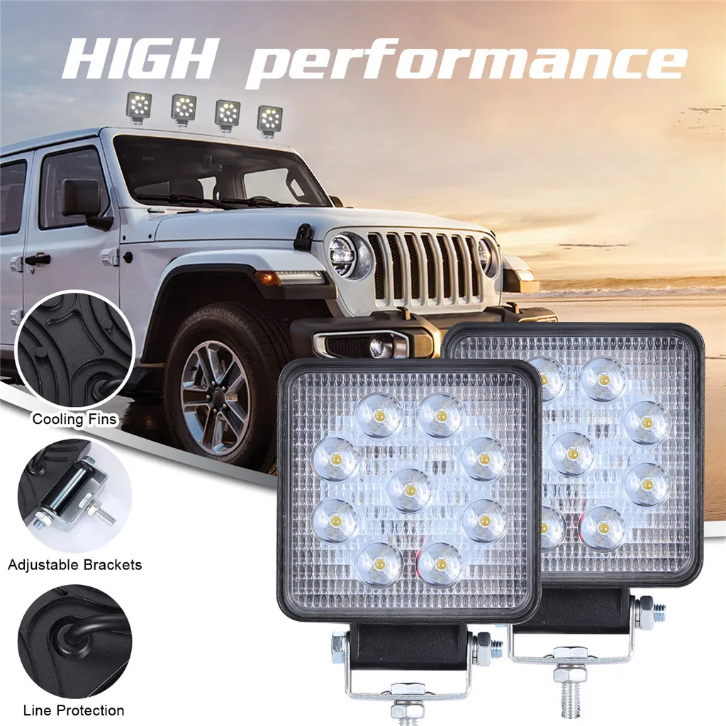 

4'' kongyide car light assembly running fog lights Auto LED Work light bulbs for auto LED for car Offroad 90W Jun3