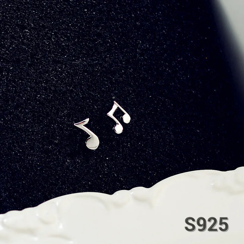 Стерлингов 925 Серебряная музыкальная нота восьмой ВЧ серьги «скрипичный ключ» символические украшения музыка учитель музыкант Выпускной персональные подарки