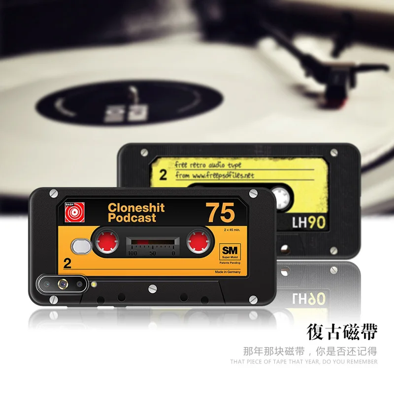 For Samsung galaxy A60 Case SM-A6060 TPU Soft retro camera phone Cover For Samsung A60 A606 case Shockproof Protective shell