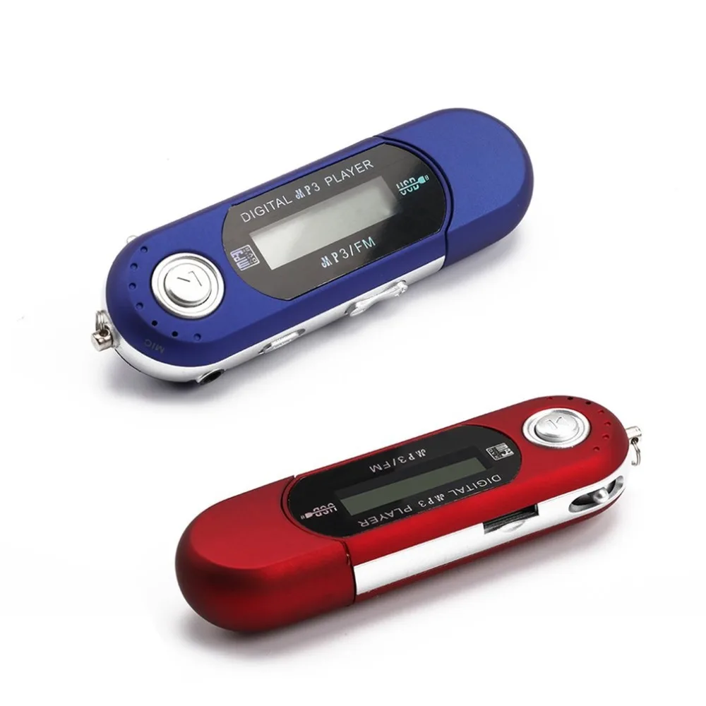 Портативный мини USB флэш MP3-плеер ЖК-экран поддержка вспышки 32 Гб TF слот для карт цифровой MP3 музыкальный плеер FM радио+ наушники
