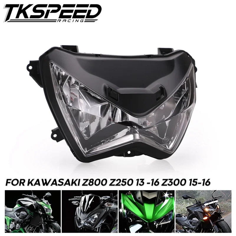 Налобный фонарь в сборе для мотоциклов Kawasaki Z800 Z250 2013 2016 Z300 2015 2016| |