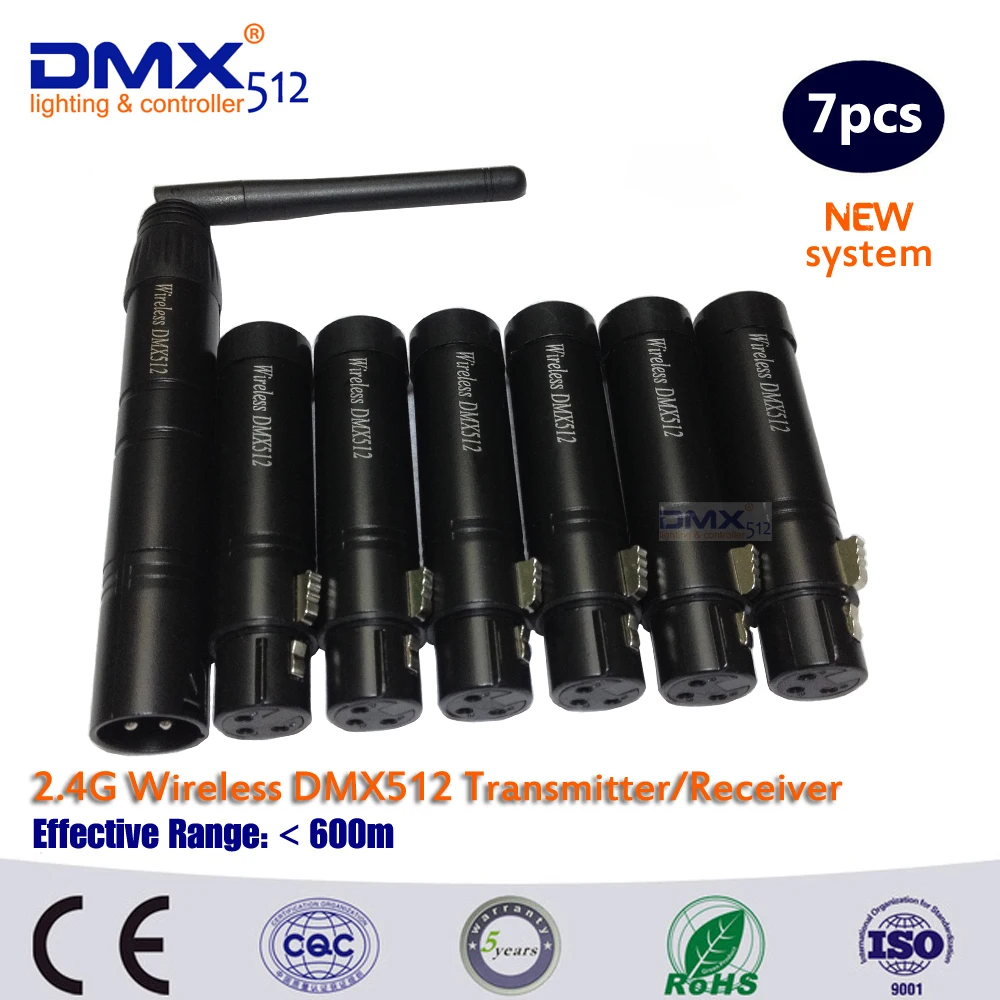 Dhl Libera Il Trasporto Senza Fili Di Led Dmx Controller Wireless Dmx 512 Trasmettitore E Ricevitore Wireless Toccare Led Controller