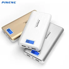 PN999 PINENG 20000mAh External Battery Power Bank Portable Charger 20000mAh Power Bank Quick Charging for Samsung Xiaomi Mobiles