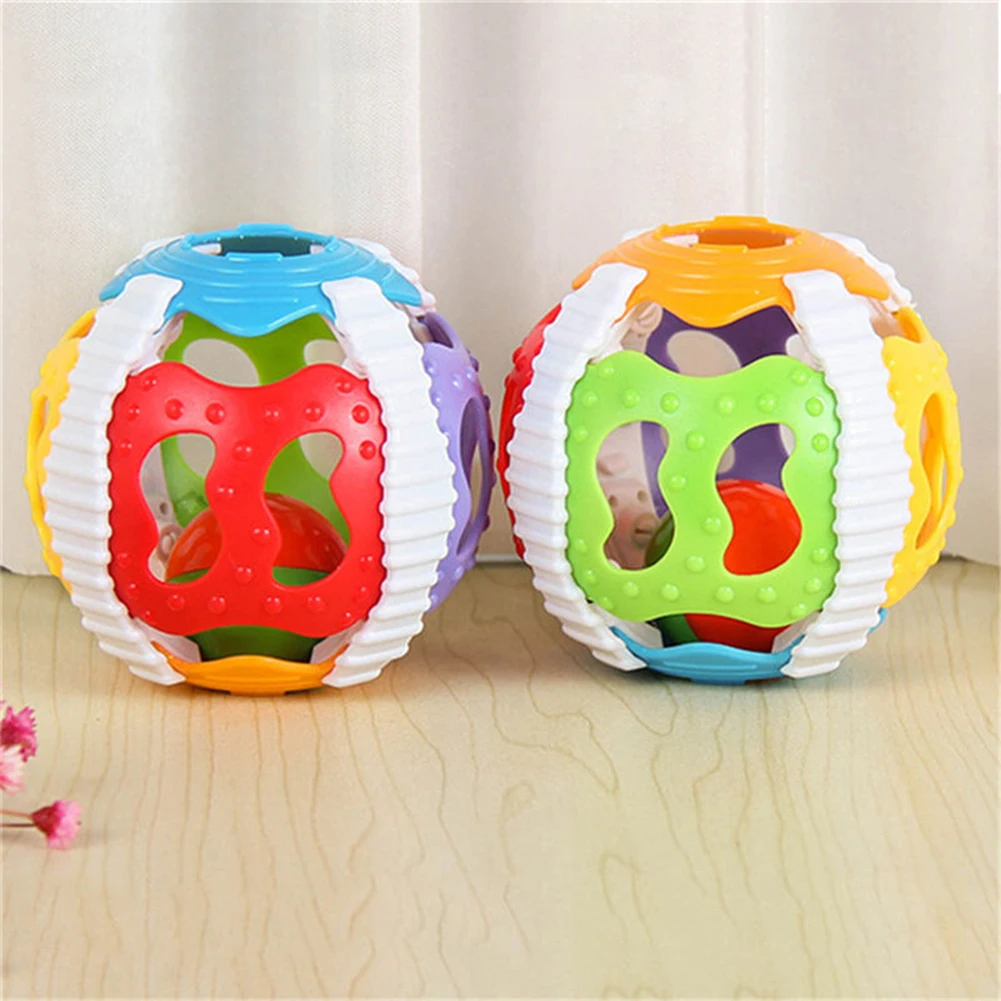 discount  Baby Infant Flashing Light Soft Rattle Ball Teether Toy Educational Kid Gift