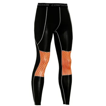 

Compression Quick dry Tight Pants Men Gyms Fitness Workout Skinny Leggings Male Jogger Trousers MMA Sportswear Bottoms