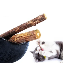 Special Price 5/10pcs Cat Natural Catnip Toys Teeth Cleaning Chew Toy Kitten Molar Toothpaste Stick Matatabi Snacks Sticks Interactive Tool
