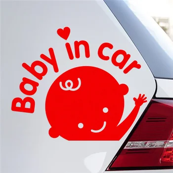 

3 Pieces Customization Baby in car Car Body baby care Stickers Car-Styling For all car accessories